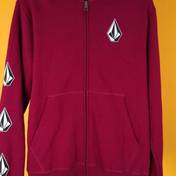 (P) Volcom Kids Girl sweater casual winter 2 pocket hoodie sz L ( 12 years) - Picture 4 of 9